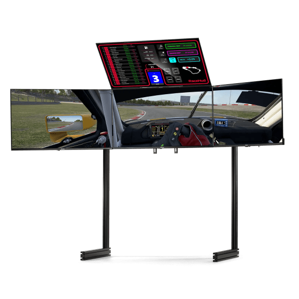 ELITE FREESTANDING OVERHEAD / QUAD MONITOR STAND ADD-ON- BLACK EDITION - Image 2