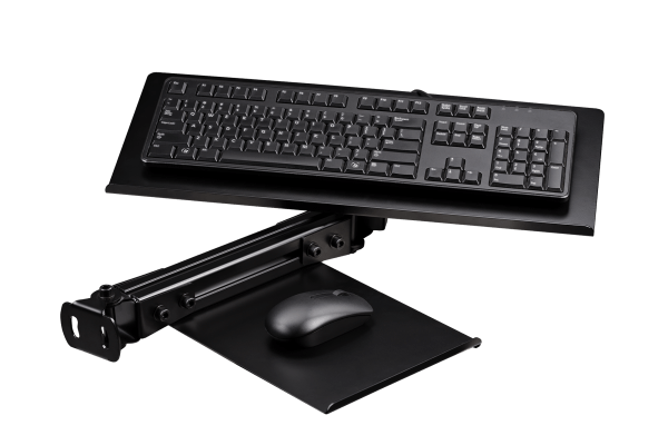 ELITE KEYBOARD AND MOUSE TRAY-Black Edition