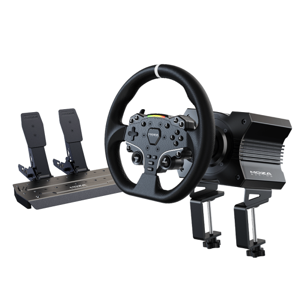 Moza R3 Racing Wheel and Pedals for Xbox & PC