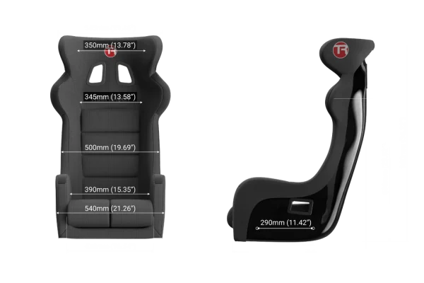 Trak Racer GT Style Fixed Fiberglass Seat - Image 4