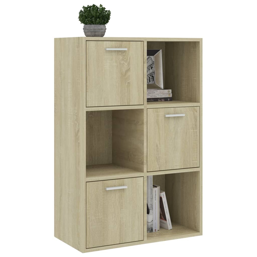Storage Cabinet Sonoma Oak 23.6"x11.6"x35.4" Chipboard