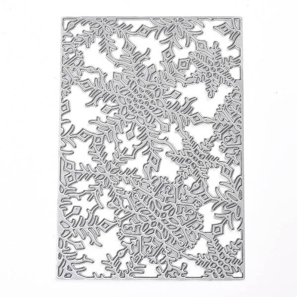 PandaHall Christmas Carbon Steel Cutting Dies Stencils, for DIY Scrapbooking/Photo Album, Decorative Embossing DIY Paper Card, Snowflake...