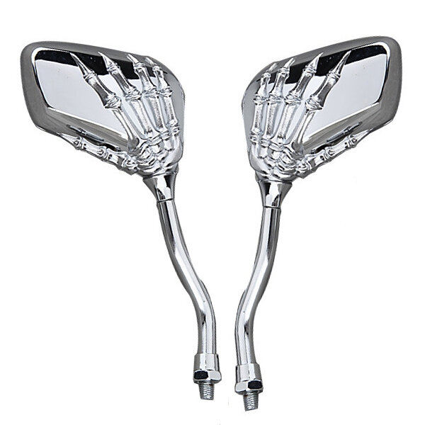 Skull Claw Rear View Mirrors for Motorcycle Har/Honda/Suzuki/Yamaha