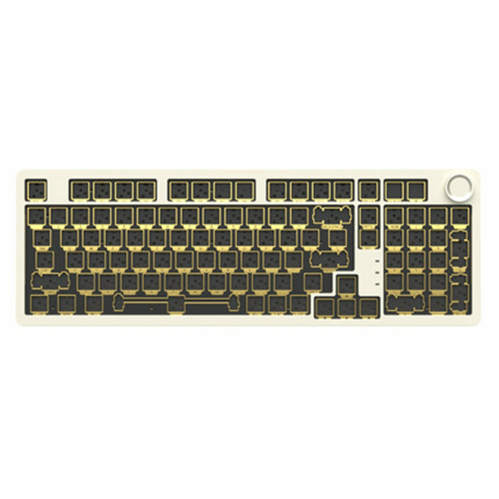 JAMESDONKEY RS2 Mechanical Keyboard Customized Kit Hot-Swap White Light 96% Wired bluetooth 2.4G Triple Mode